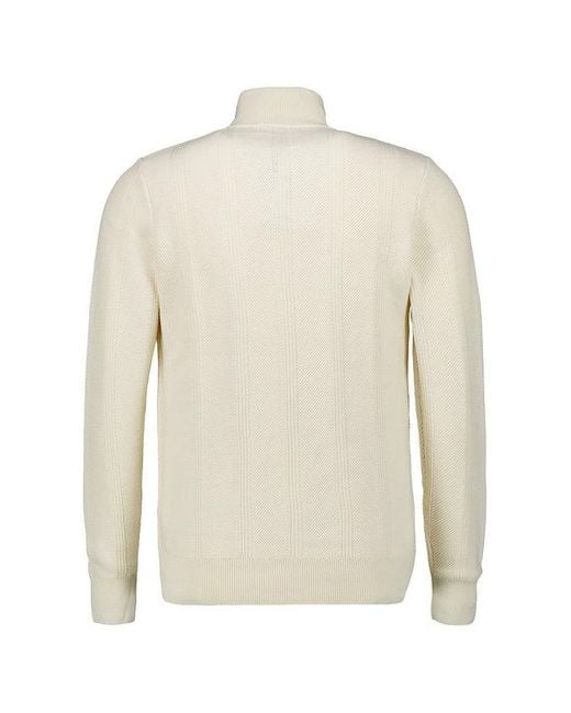 Fred Perry Herren Cardigan Unifarben in Natural für Herren