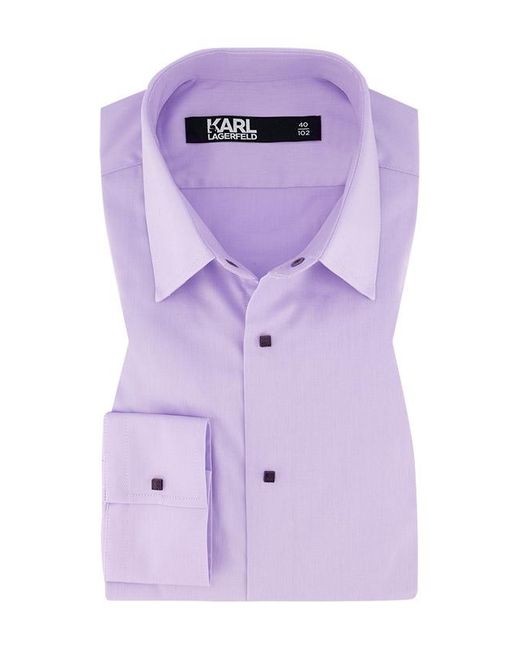 Karl Lagerfeld Hemd in Purple für Herren