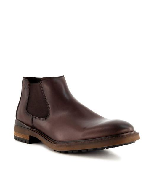 Lloyd Herren Chelsea Boots Glattleder in Brown für Herren