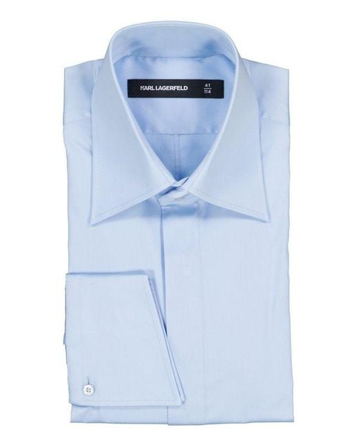 Karl Lagerfeld Herren Hemd in Blue für Herren