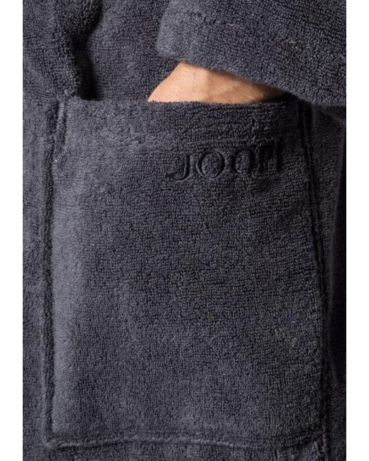 Joop! Herren Bademantel Baumwolle Unifarben in Blue für Herren