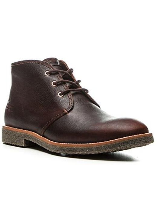 Panama Jack Herren Desert Boots Glattleder in Brown für Herren
