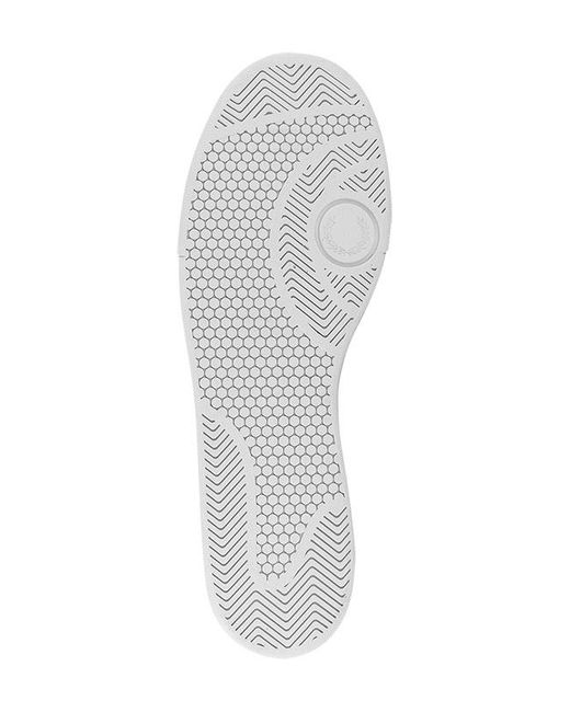 Fred Perry Herren Sneaker Glattleder in White für Herren