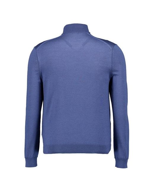 Bogner Herren Pullover Unifarben in Blue für Herren