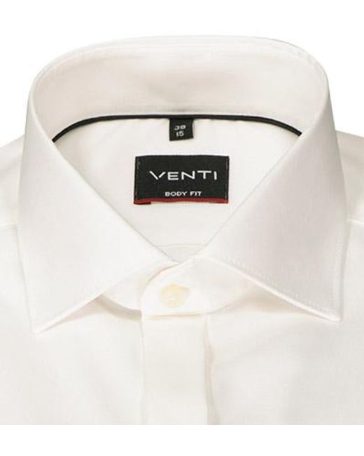 Venti Herren Hemd Kent in White für Herren