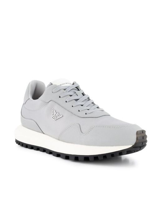 Emporio Armani Herren Sneaker Synthetik in White für Herren
