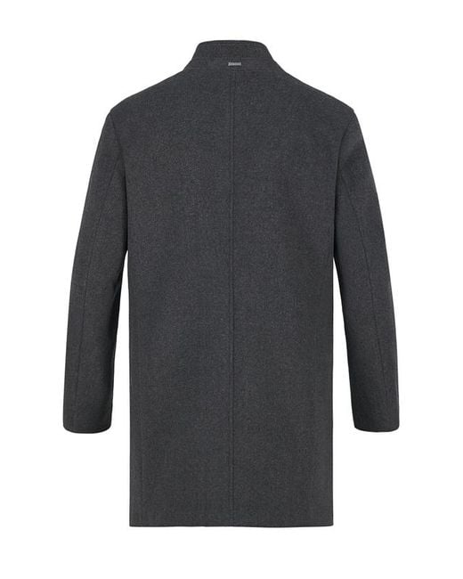 Bugatti Herren Mantel Unifarben in Gray für Herren