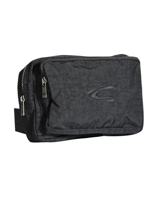 Camel Active Herren Gürteltasche Mikrofaser/Nylon in Black für Herren