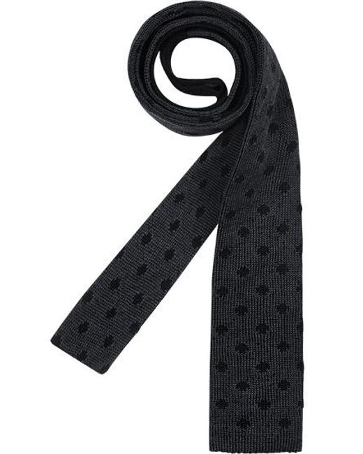 Eton of Sweden Herren Krawatte Gemustert in Black für Herren