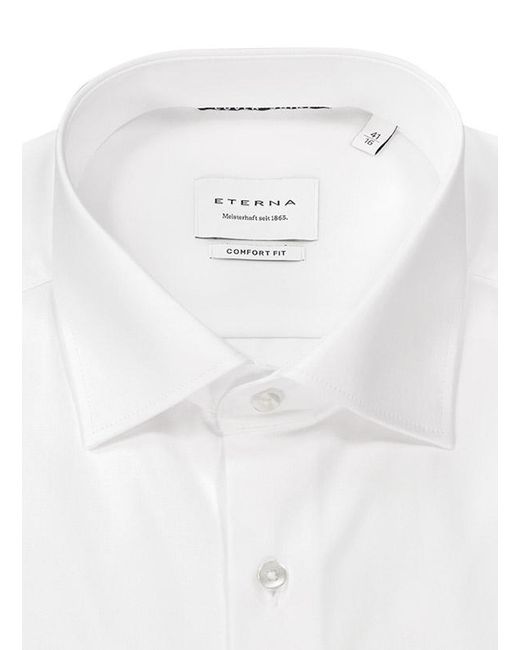 Eterna Herren Hemd El Comfort Fit in White für Herren