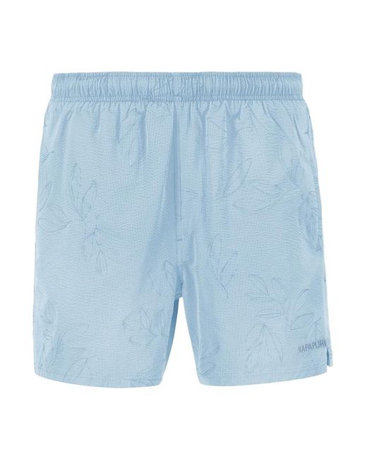 Napapijri Herren Badeshorts Unifarben in Blue für Herren