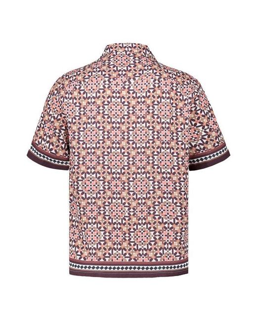 Strellson Herren Hemd Lyocell in Pink für Herren