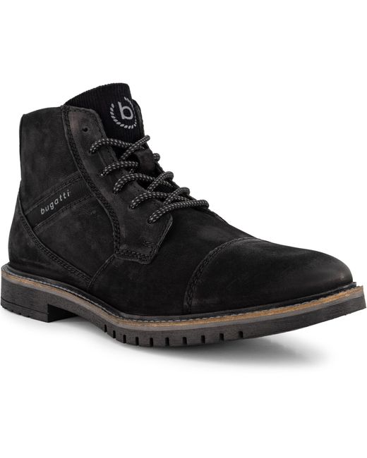 Bugatti Schnürboots in Black für Herren