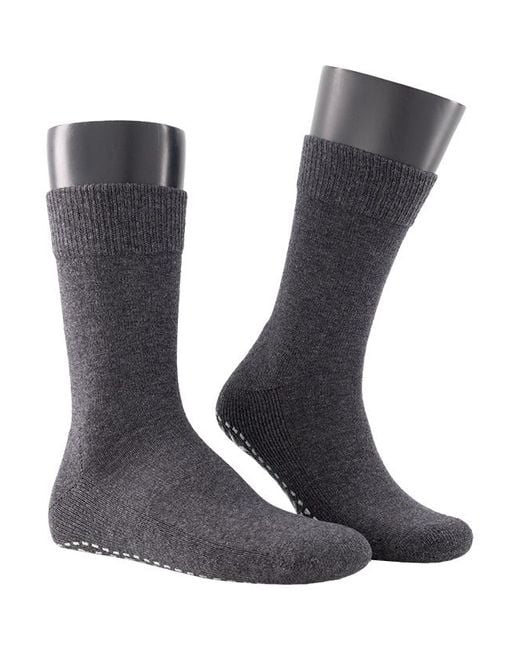 Kunert Men Herren Socken Schur-Wolle Unifarben in Blue für Herren