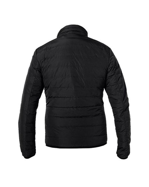 EA7 Herren Daunenjacke Mikrofaser Unifarben in Black für Herren