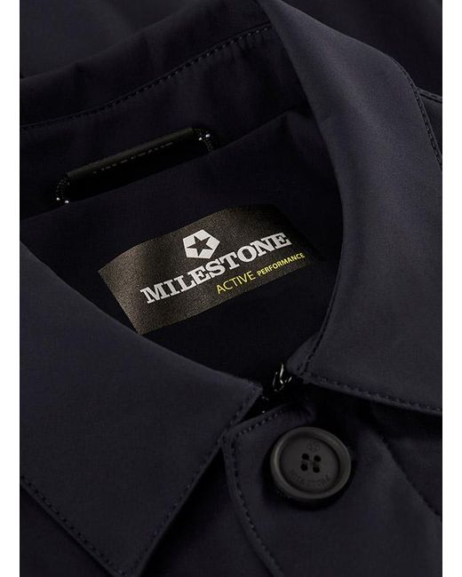 Milestone Herren Jacke Unifarben in Blue für Herren