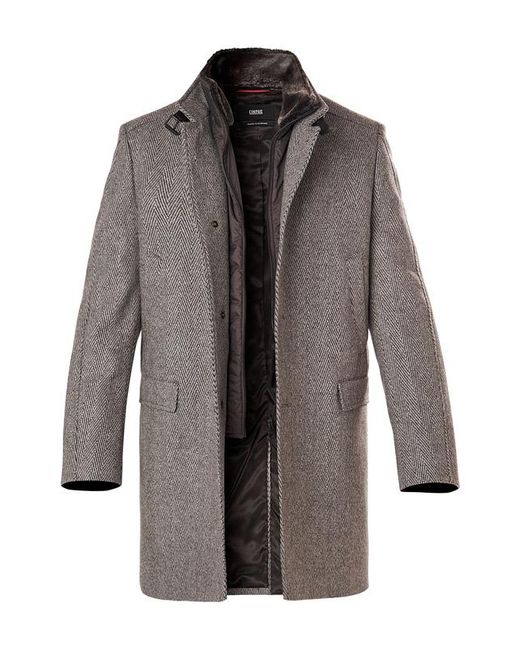 Cinque Herren Mantel Fischgrat in Gray für Herren
