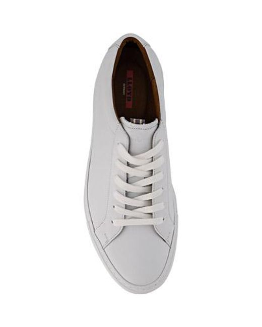 Lloyd Herren Sneaker Glattleder in White für Herren