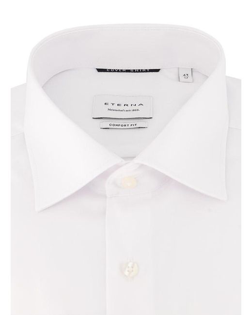 Eterna Herren Hemd El Comfort Fit in White für Herren