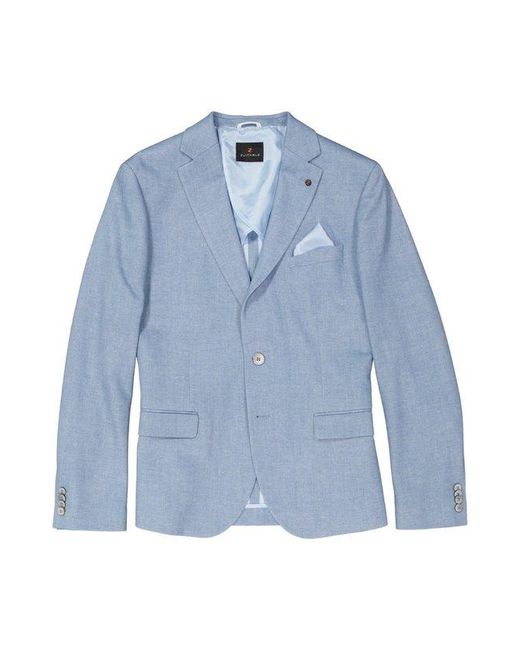 Zuitable Herren Sakko Jersey Meliert in Blue für Herren
