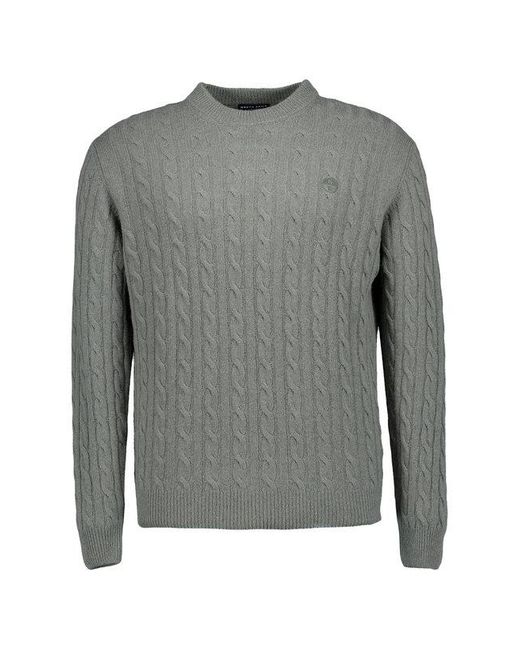 North Sails Herren Pullover Unifarben in Gray für Herren