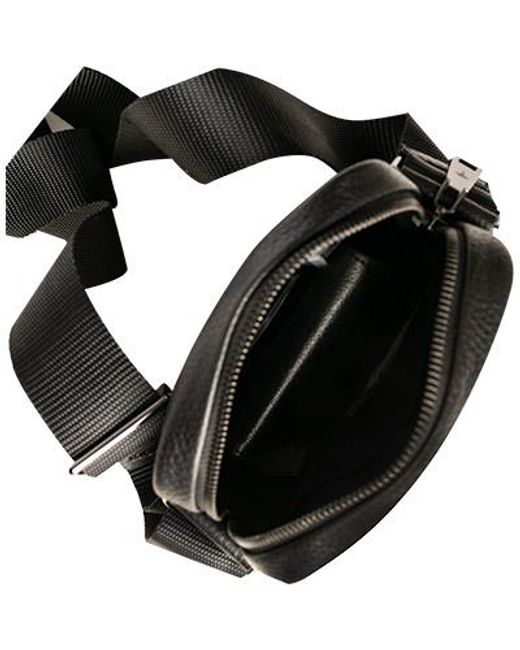 Joop! Herren Schultertasche Echtleder in Black für Herren