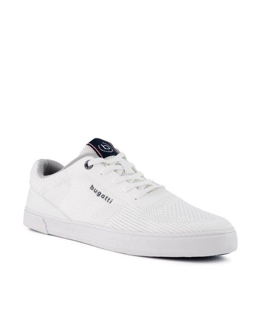 Bugatti Herren Sneaker Textil & Canvas in White für Herren