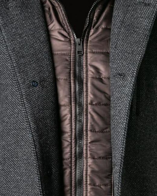 Cinque Herren Mantel Unifarben in Black für Herren