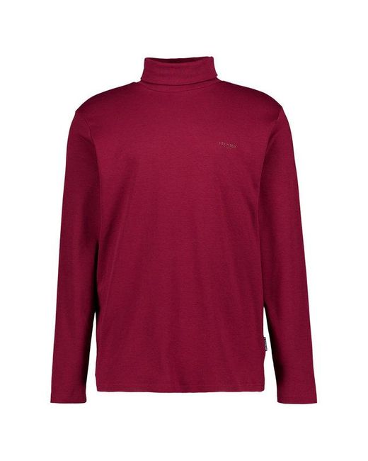 Hechter Paris Herren Pullover Unifarben in Red für Herren