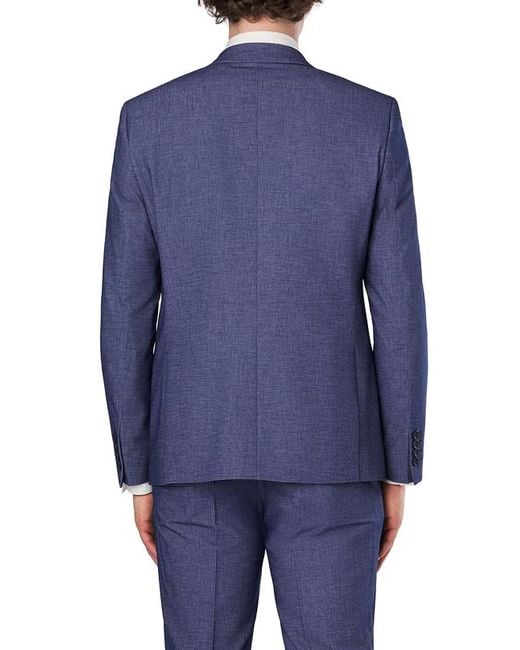 DIGEL Herren Sakko Meliert Slim Fit in Blue für Herren