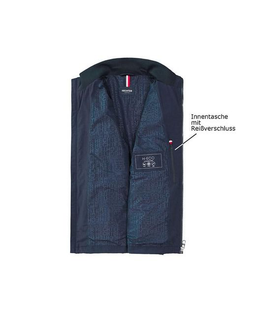 Hechter Paris Herren Jacke Unifarben in Blue für Herren