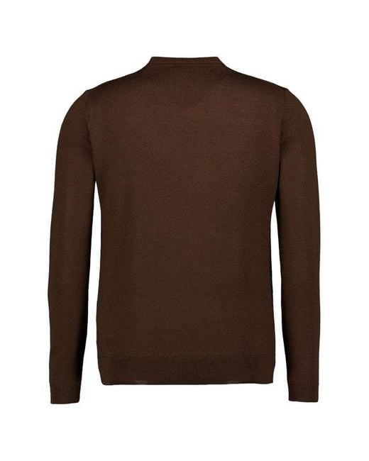 Karl Lagerfeld Herren Pullover Unifarben in Brown für Herren
