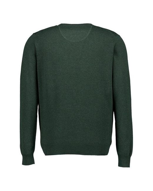 Fynch-Hatton Herren Pullover Unifarben in Green für Herren