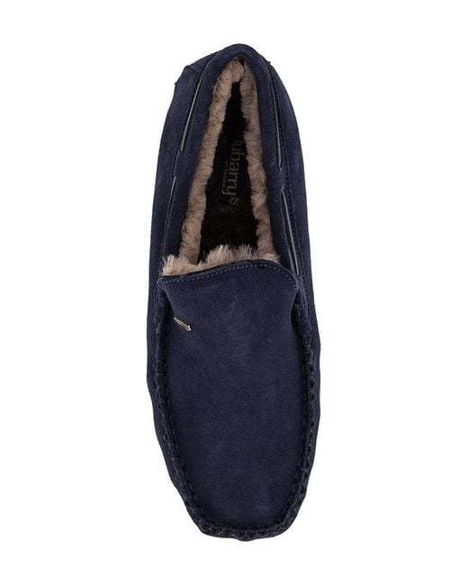 Dubarry Herren Hausschuhe Veloursleder in Blue für Herren