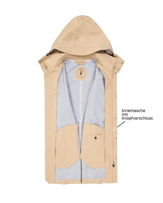 Save The Duck Herren Funktionsmantel Unifarben in Natural für Herren