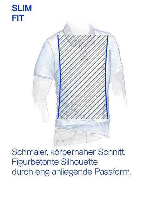 Hackett Herren Polo-Shirt Baumwoll-Piqué Slim Fit in White für Herren