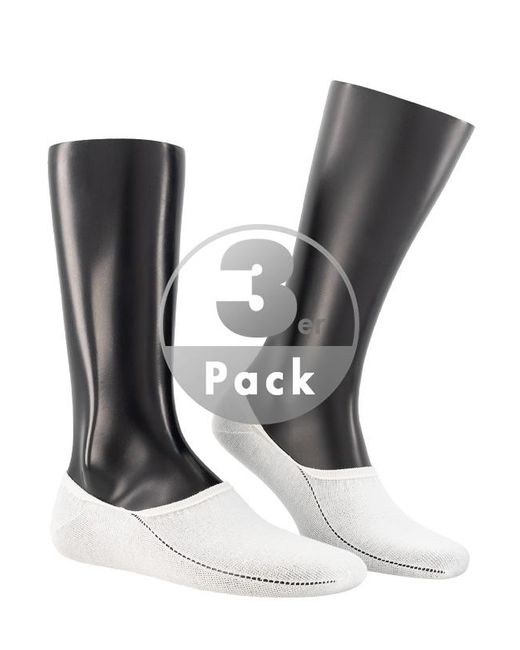 Hudson Herren Füßlinge Baumwolle & Mix Unifarben in Black für Herren