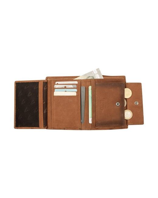 Camel Active Herren Geldbörse Braun, Cognac Nubuk in Brown für Herren