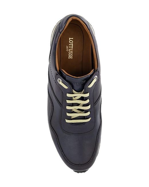 Lottusse Herren Sneaker Glattleder in Blue für Herren