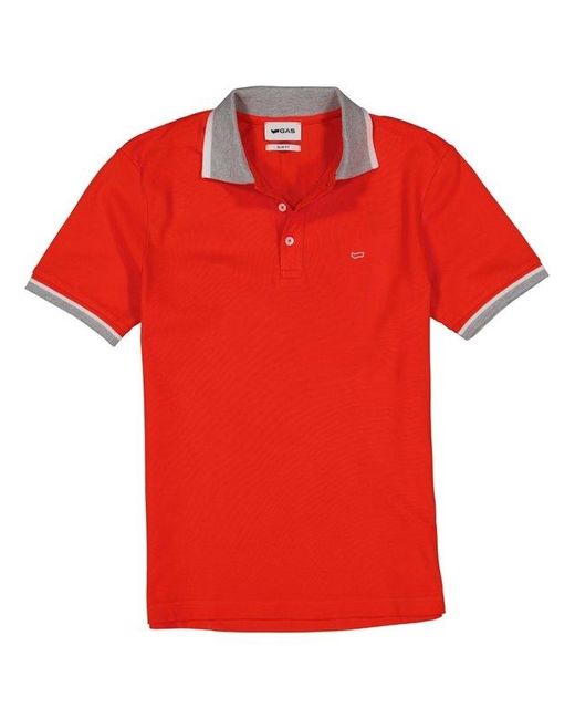 Gas Polo-Shirt in Red für Herren