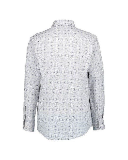 Eton of Sweden Herren Hemd Gemustert in White für Herren