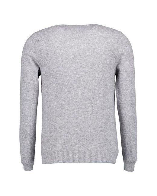 FTC Cashmere Herren Pullover Unifarben in Gray für Herren