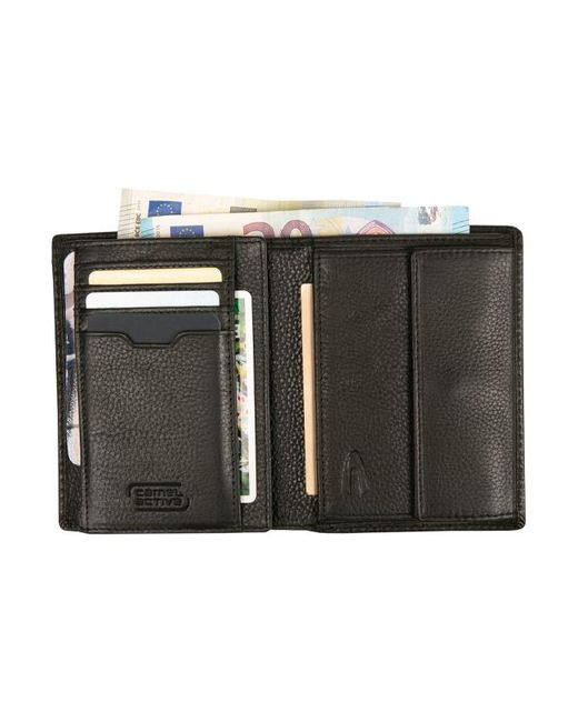 Camel Active Herren Geldbörsen/Etuis Leder in Black für Herren