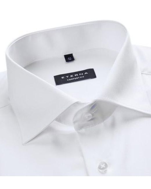 Eterna Herren Hemd Comfort Fit in White für Herren