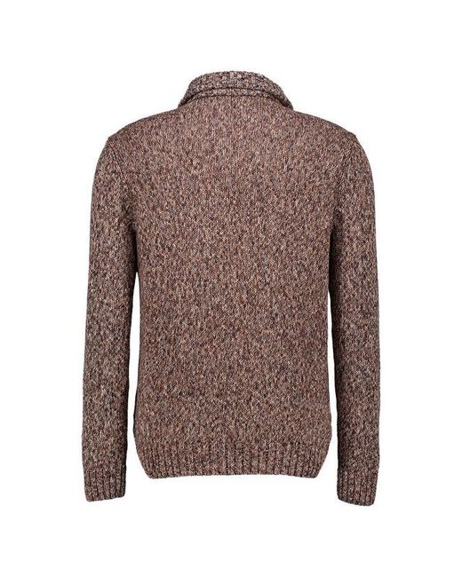 RAGMAN Herren Troyer Baumwolle Meliert in Brown für Herren