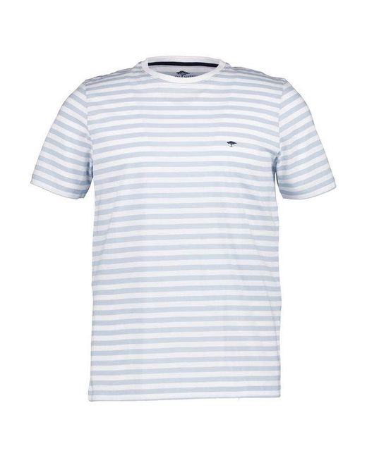 Fynch-Hatton Herren T-Shirt Gestreift in White für Herren