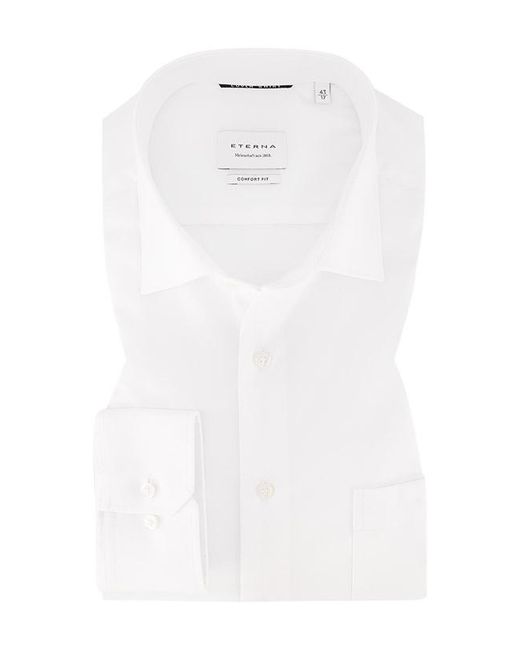 Eterna Herren Hemd El Comfort Fit in White für Herren