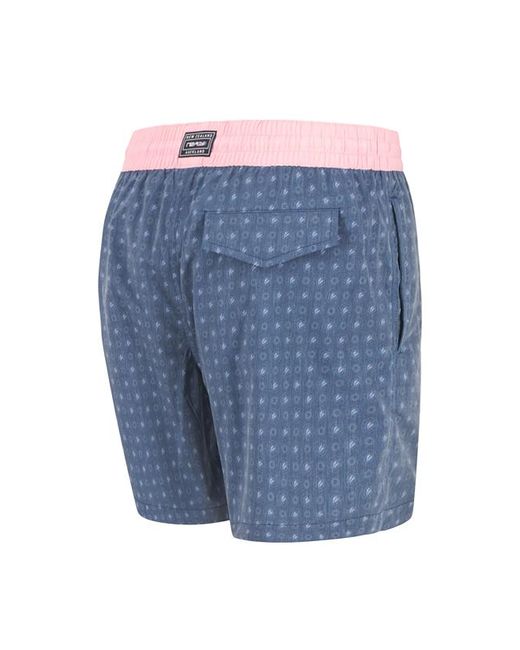 Nza Herren Badeshorts Gemustert in Blue für Herren