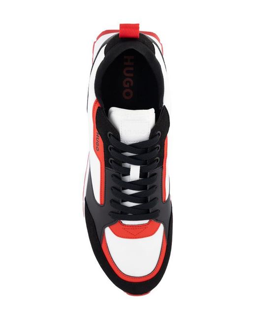 HUGO Herren Sneaker Textil & Canvas in White für Herren