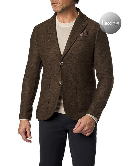Bob Herren Sakko Meliert in Brown für Herren